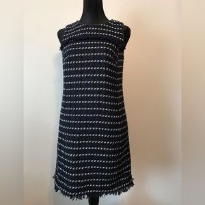 Ann Taylor Factory Sleeveless Shift Tweed Dress Women’s Size 0